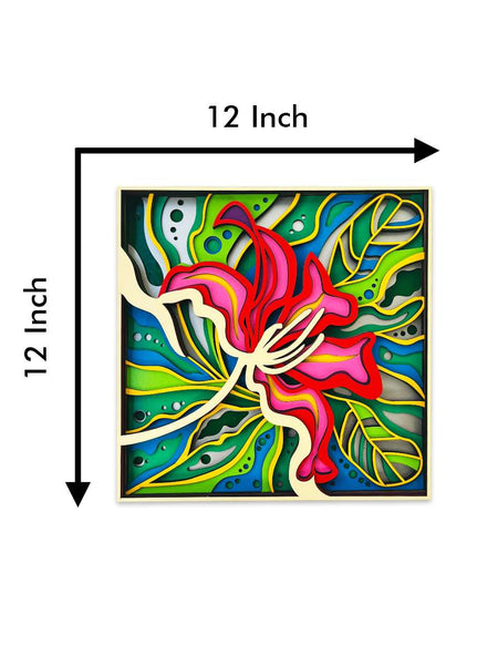 3D Layered Flower Wall Art -  - Jolly Gifts And Arts