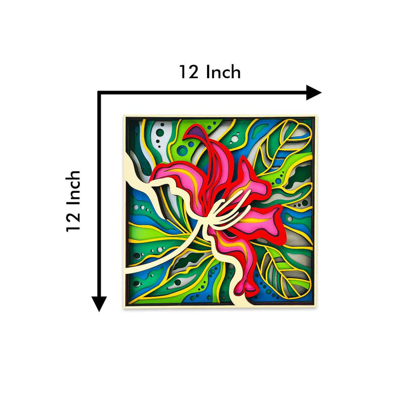 3D Layered Flower Wall Art -  - Jolly Gifts And Arts