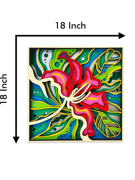 3D Layered Flower Wall Art -  - Jolly Gifts And Arts