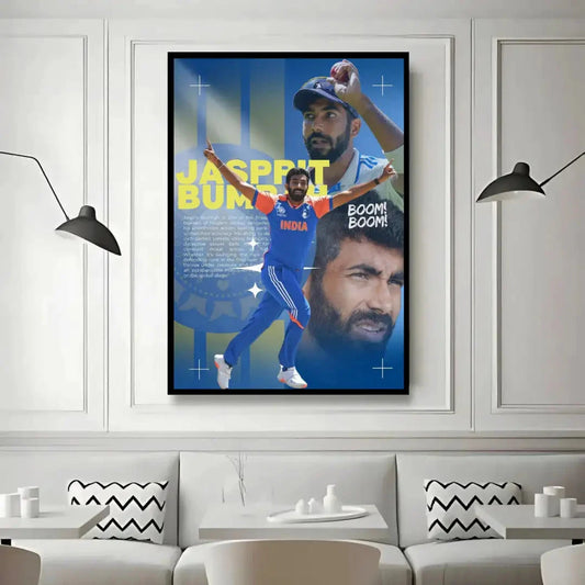 Jasprit Bumrah "BOOM BOOM" Poster