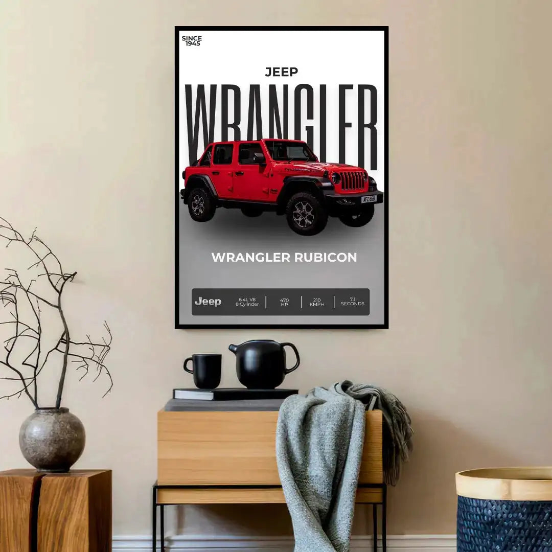 Jeep Wrangler Adventure Poster