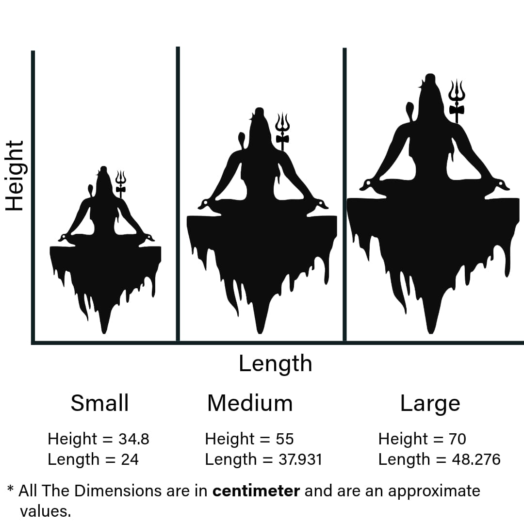 LED Wall Art of Lord Shiva in Meditation – Spiritual Home Decor -  - Jolly Gifts And Arts