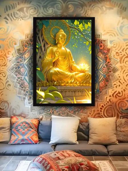 Luminous Gold Buddha