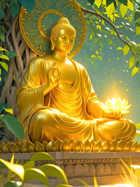 Luminous Gold Buddha