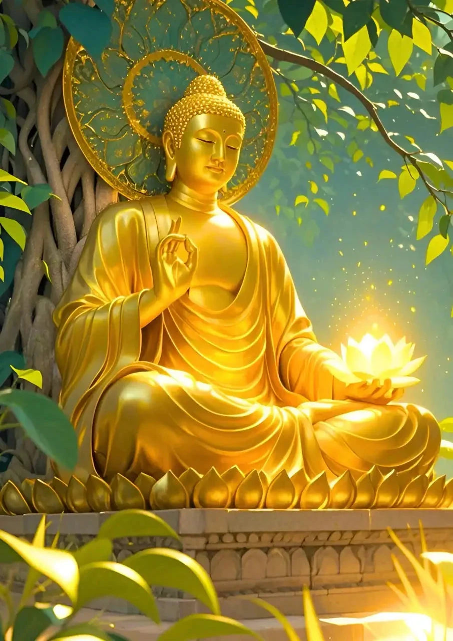 Luminous Gold Buddha