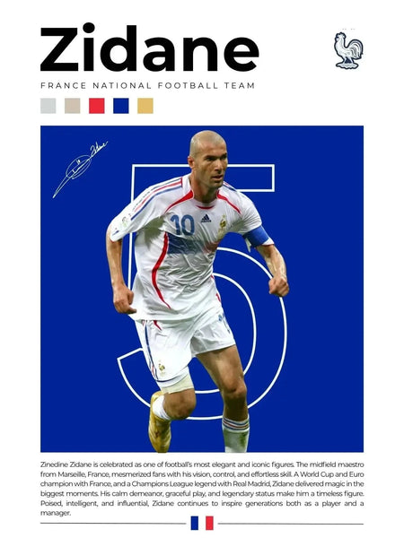 Midfield Maestro Poster-Zidane