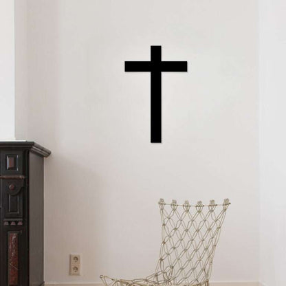 Minimalist Latin Cross Wall Art