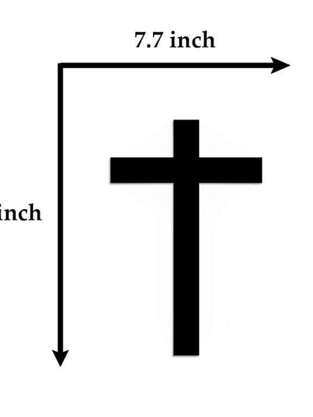 Minimalist Latin Cross Wall Art -  - Jolly Gifts And Arts