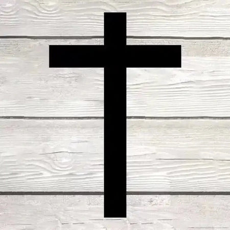 Minimalist Latin Cross Wall Art