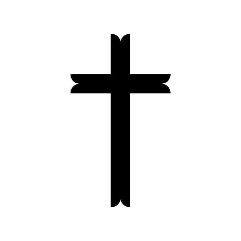 Minimalist T-Bar Cross Wall Art -  - Jolly Gifts And Arts