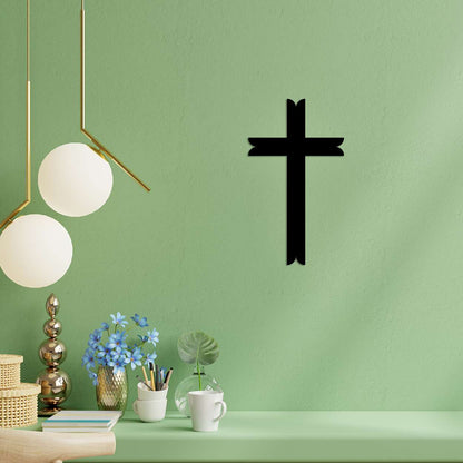 Minimalist T-Bar Cross Wall Art -  - Jolly Gifts And Arts