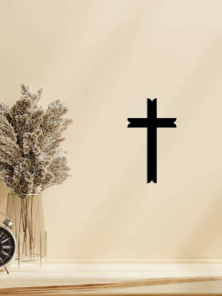 Minimalist T-Bar Cross Wall Art