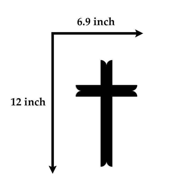 Minimalist T-Bar Cross Wall Art -  - Jolly Gifts And Arts