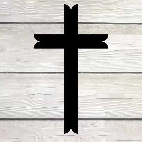 Minimalist T-Bar Cross Wall Art