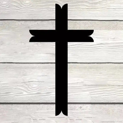 Minimalist T-Bar Cross Wall Art