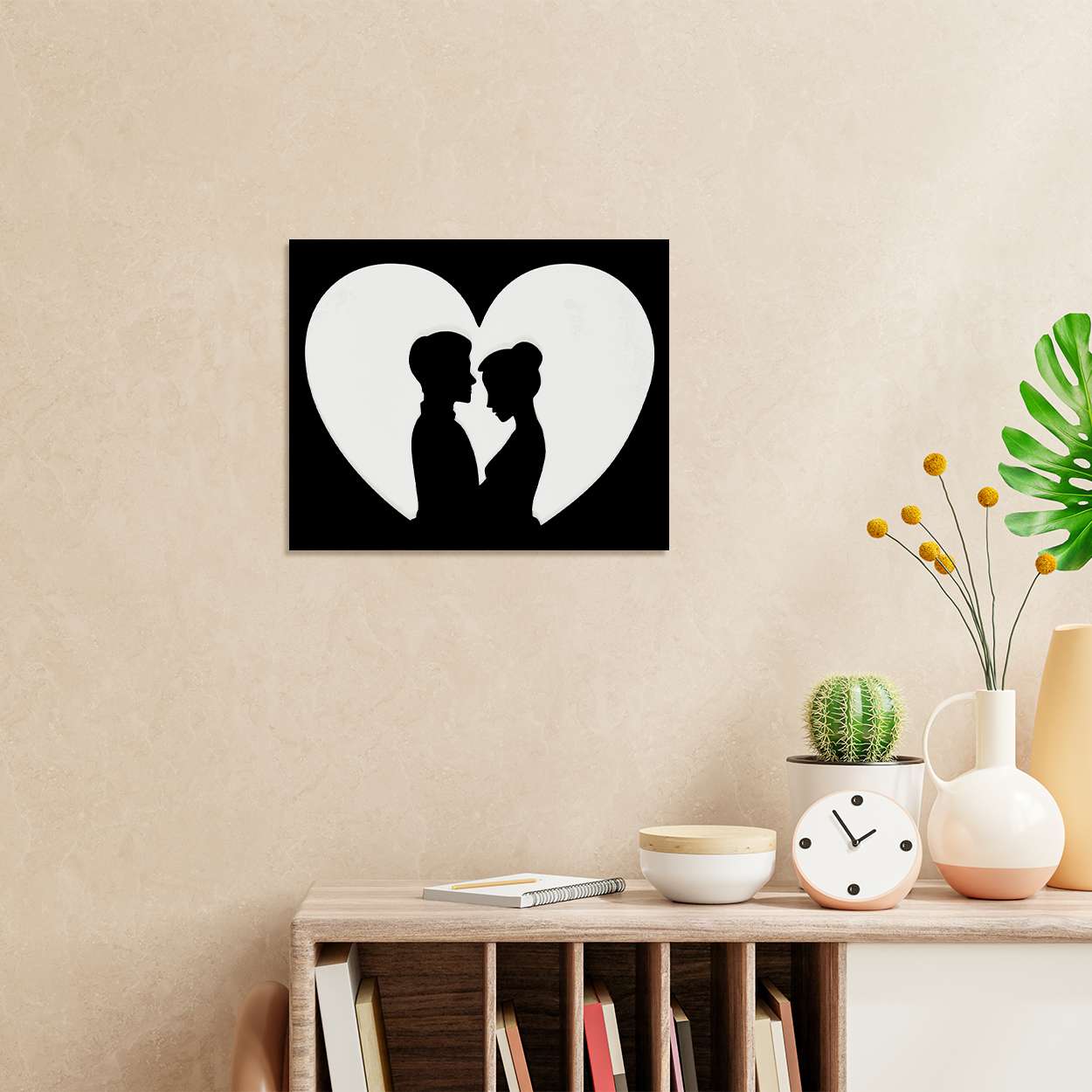 Modern Couple Profile Decor -  - Jolly Gifts And Arts