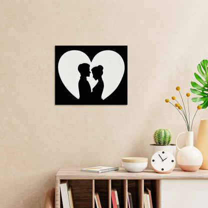 Modern Couple Profile Decor -  - Jolly Gifts And Arts