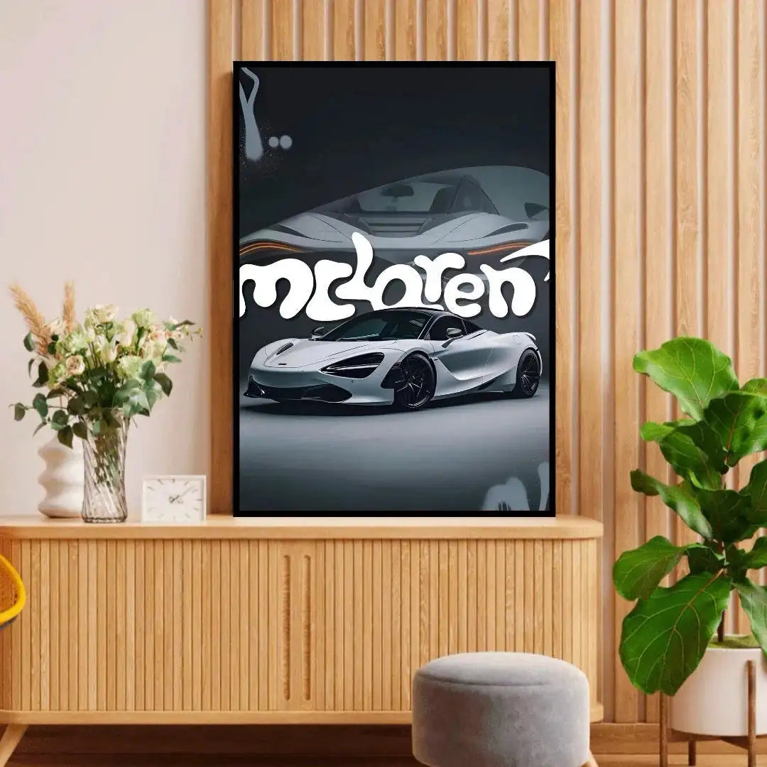 Modern Custom McLaren Logo Wall Decor