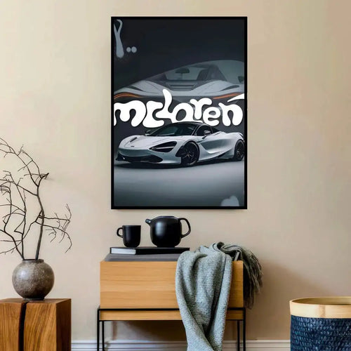 Modern Custom McLaren Logo Wall Decor