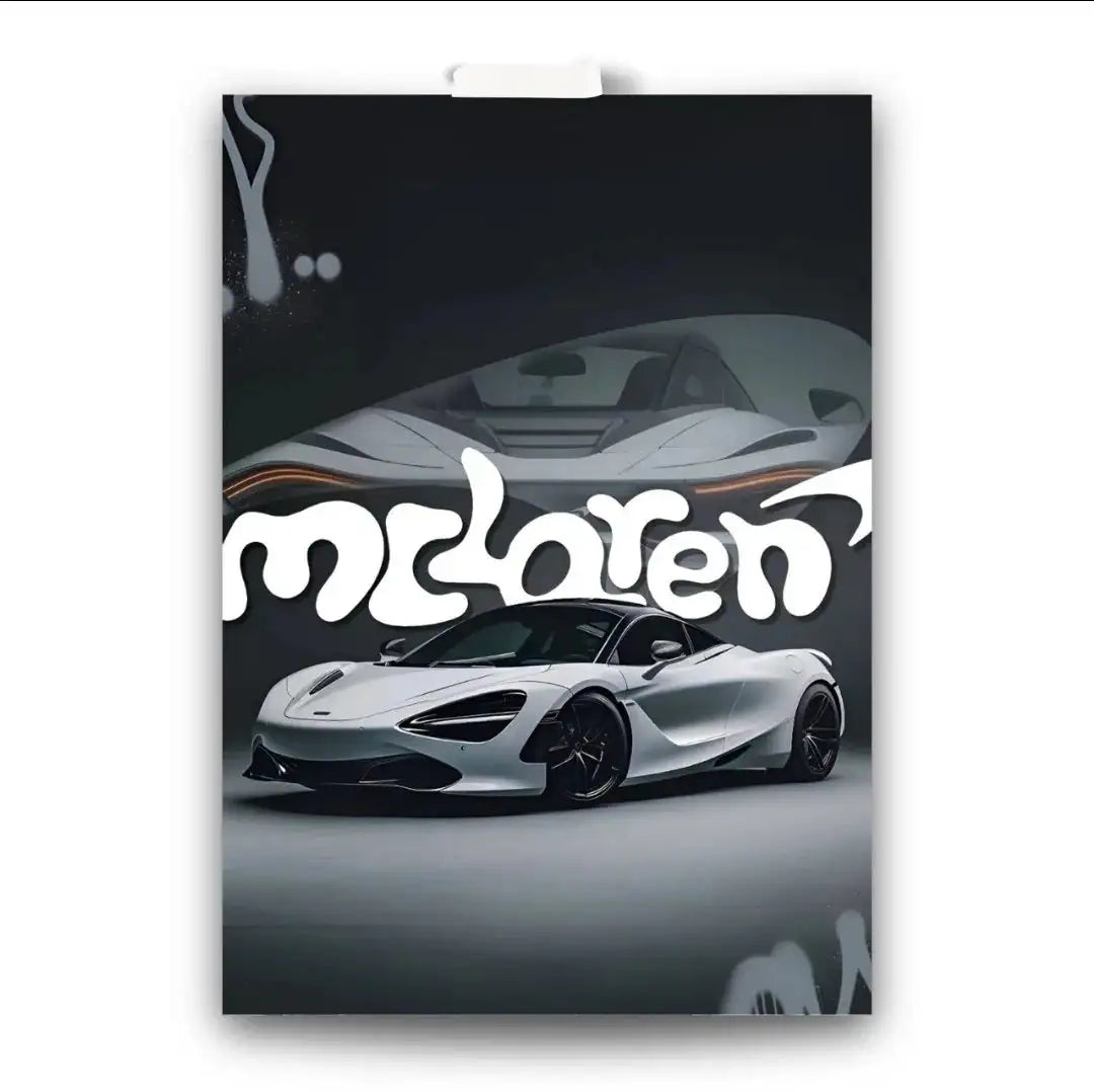 Modern Custom McLaren Logo Wall Decor