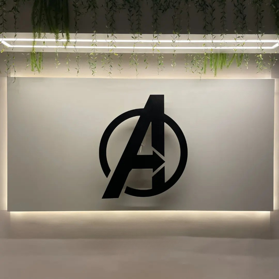 Official Marvel Avengers Logo Illuminated Sign & Collectibles -  - Jolly Gifts And Arts