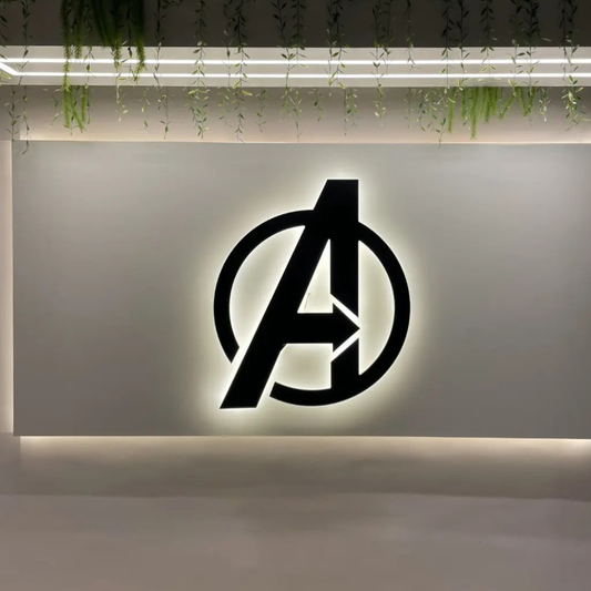 Official Marvel Avengers Logo Illuminated Sign & Collectibles -  - Jolly Gifts And Arts