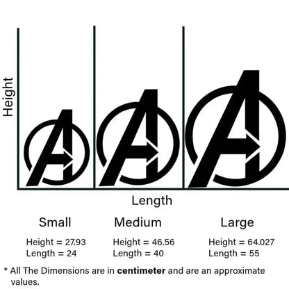 Official Marvel Avengers Logo Illuminated Sign & Collectibles