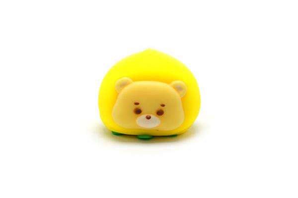 Peach stress reliever toy, soft TPR material