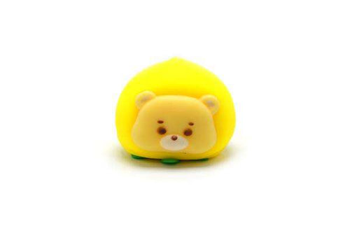 Peach stress reliever toy, soft TPR material