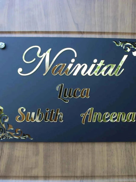 Personalised Nameplate for Door Jolly Gifts And Arts