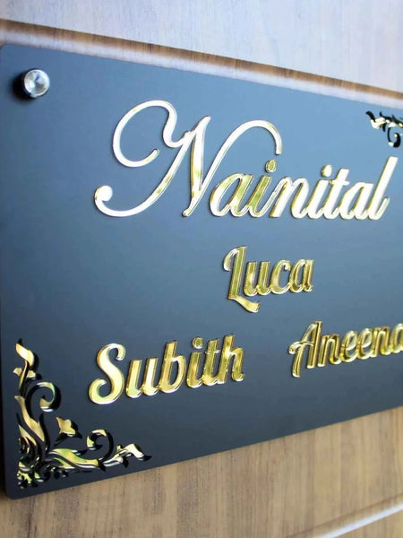 Personalised Nameplate for Door Jolly Gifts And Arts