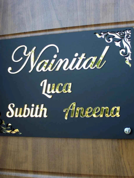 Personalised Nameplate for Door Jolly Gifts And Arts