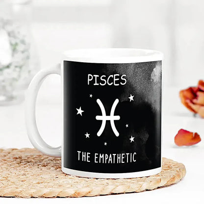 Personalised Pisces Harmony Photo Mug