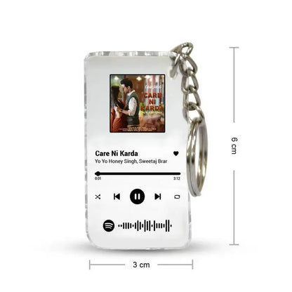 Personalised Spotify Keychain