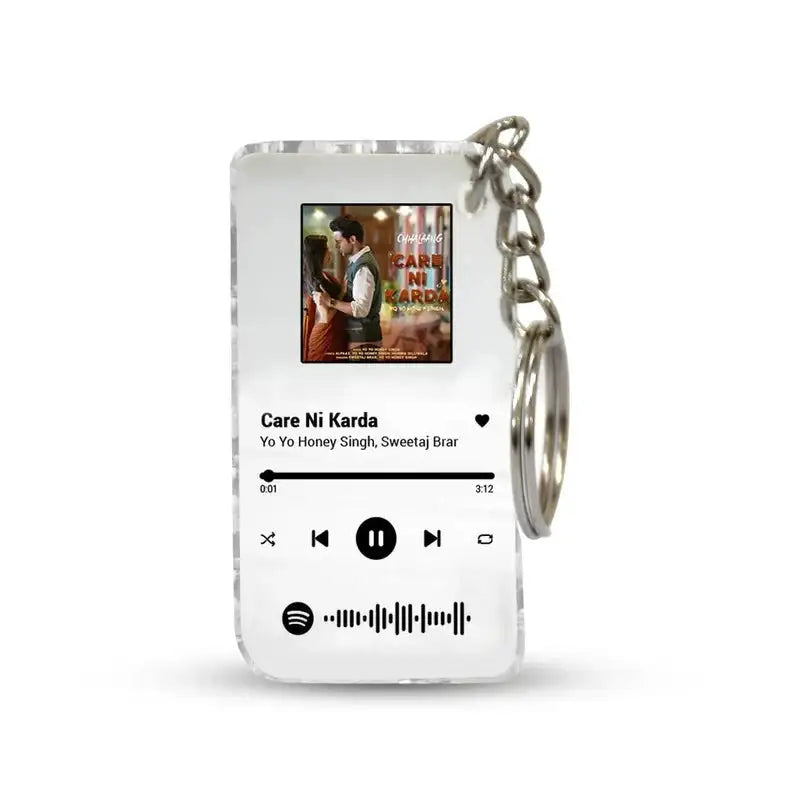 Personalised Spotify Keychain