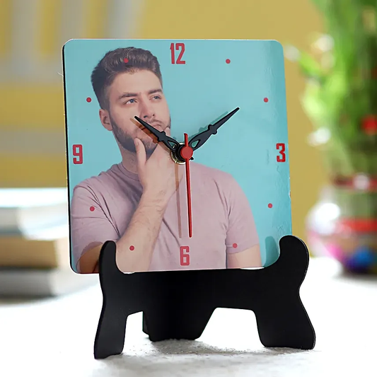 Personalised Table Clock For Him -  - Jolly Gifts And Arts