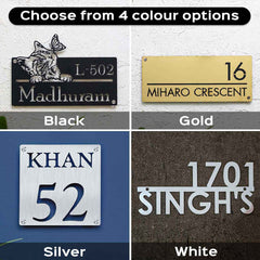 Personalized Bird Themed Weatherproof Name Plate