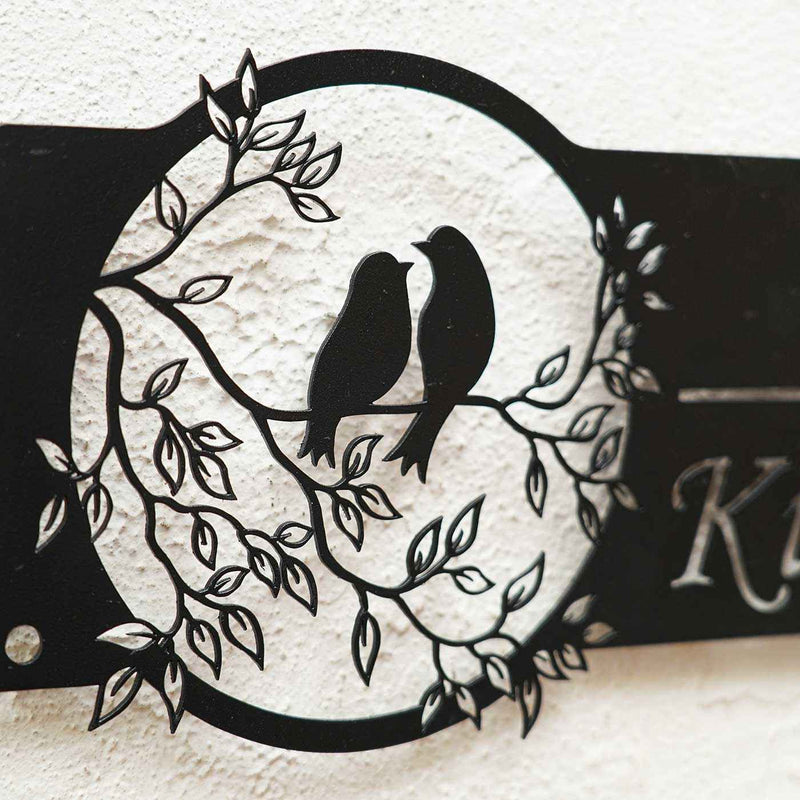 Personalized Bird Themed Weatherproof Name Plate