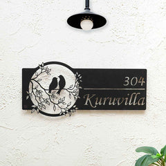 Personalized Bird Themed Weatherproof Name Plate
