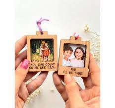 Personalized Polaroid Photo Magnet with 2 photos