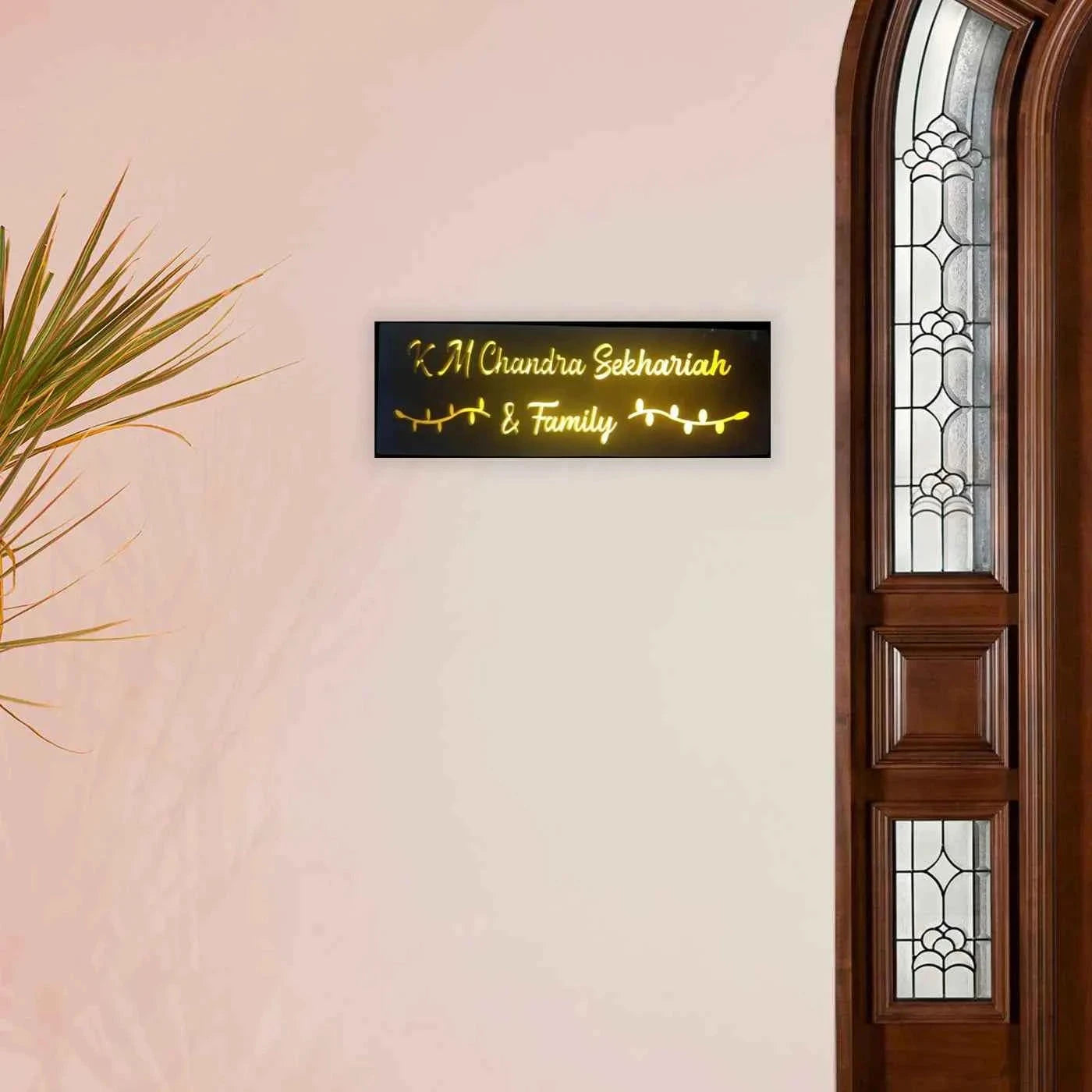 Personalized Tree Theme Acrylic Name Plate Jolly Gifts And Arts