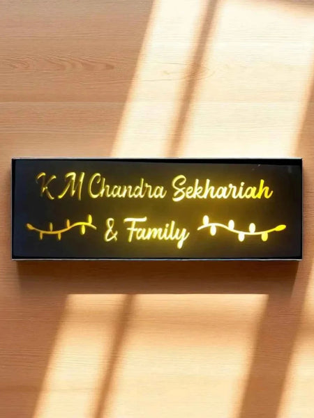 Personalized Tree Theme Acrylic Name Plate Jolly Gifts And Arts