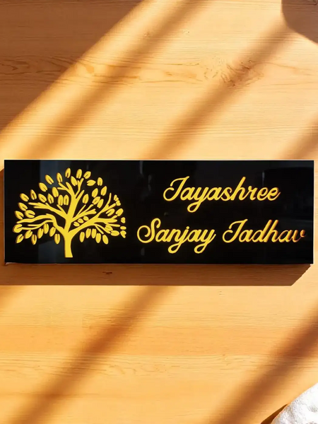 Personalized Tree Theme Acrylic Name Plate Jolly Gifts And Arts