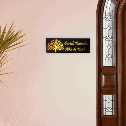 Personalized Tree Theme Acrylic Name Plate Jolly Gifts And Arts