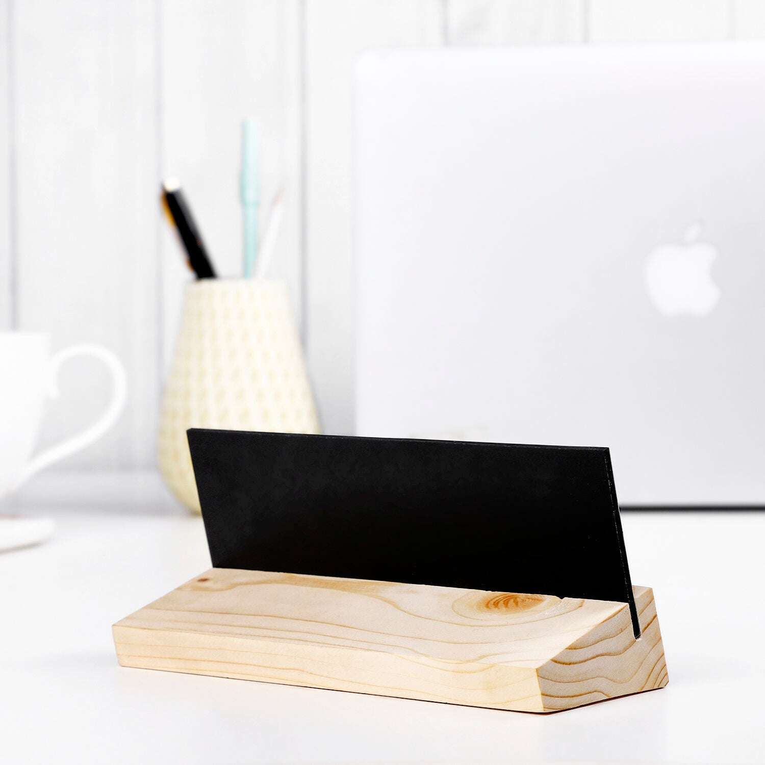 Personalized Wooden Desk Name Plate with Custom Engraving - Office & Home Decor