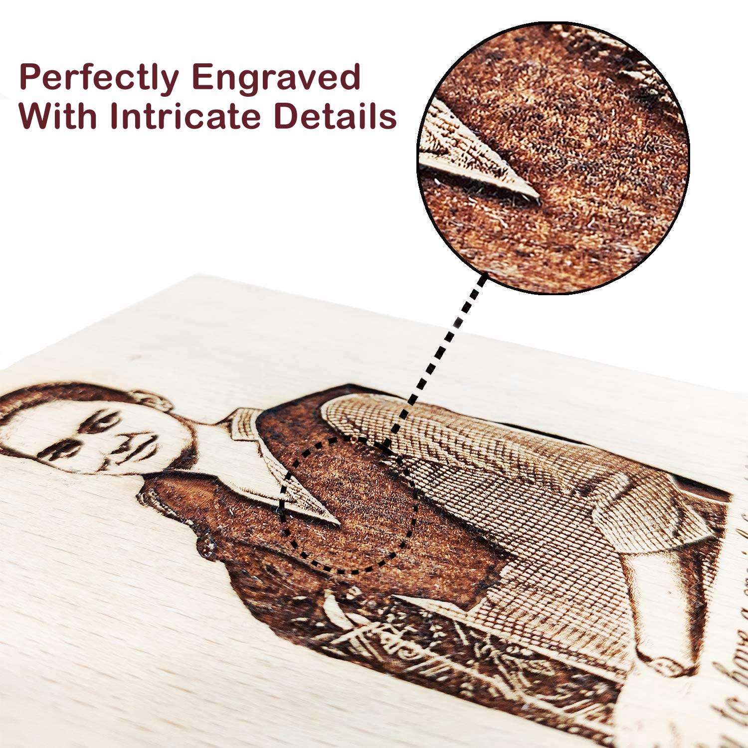 Personalized Wooden Engraved Spotify Picture Frame For Anniversary, Birthday, Valentine’s Day for Couple or Friends