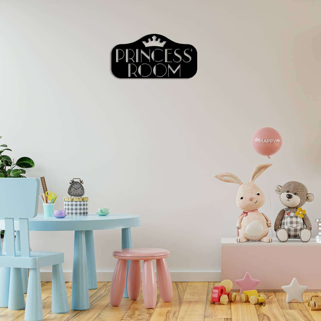 PRINCESS ROOM" Crown Wall Art -  - Jolly Gifts And Arts