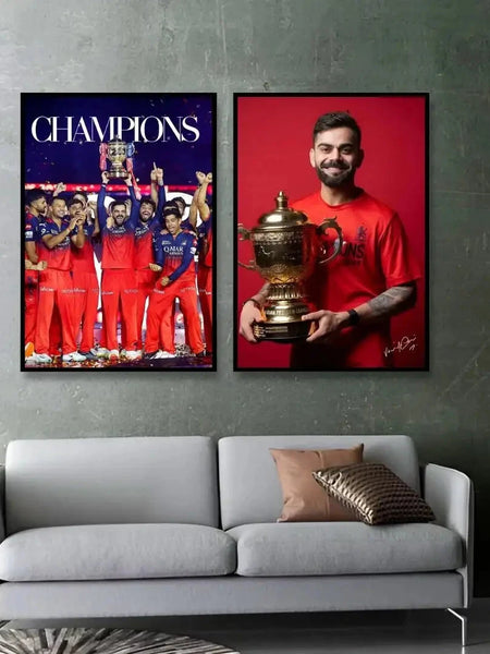 RCB WPL Champions Poster /Set of 2