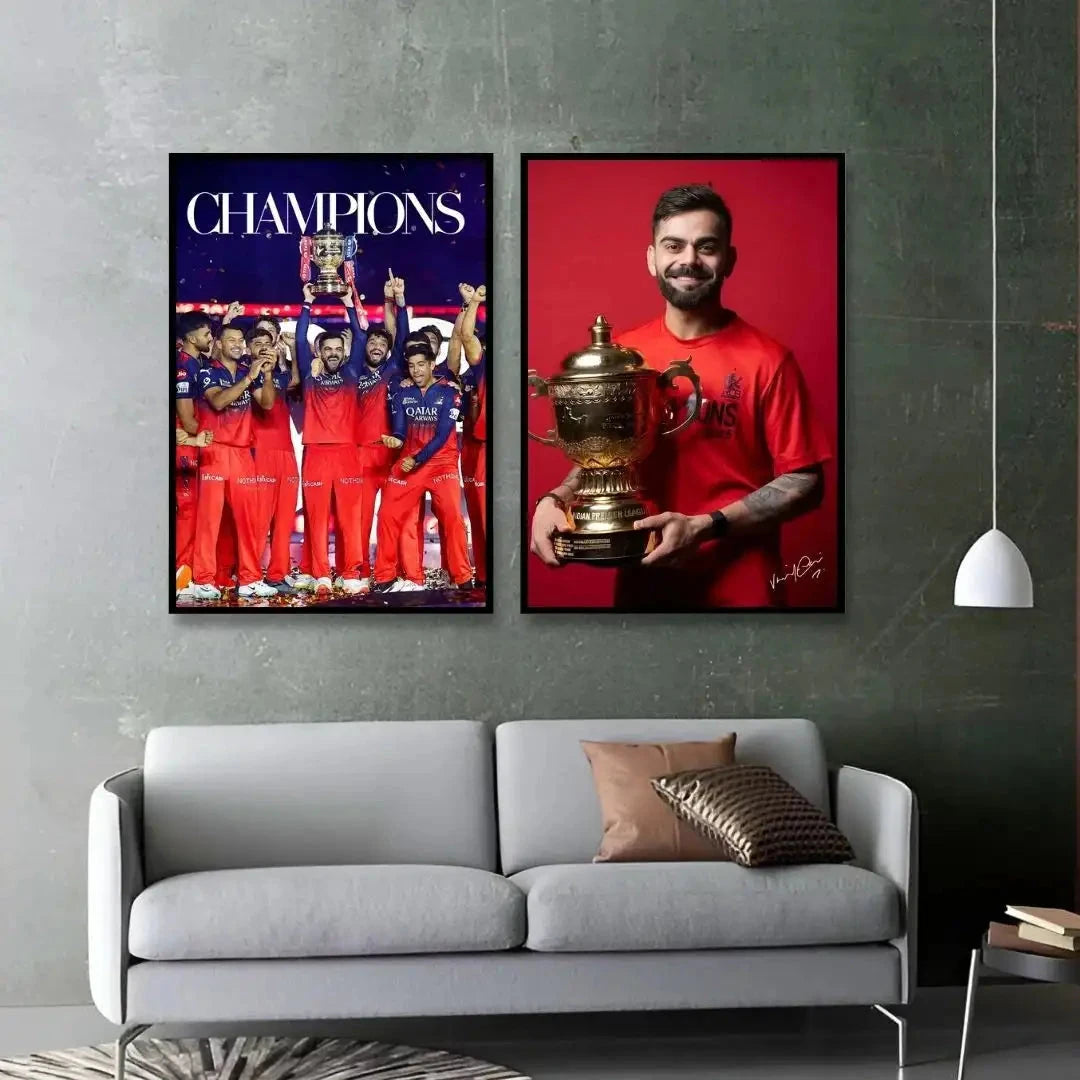 RCB WPL Champions Poster /Set of 2