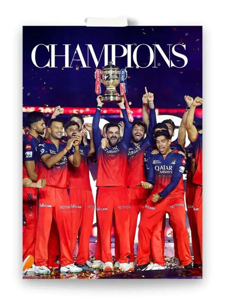 RCB WPL Champions Poster /Set of 2